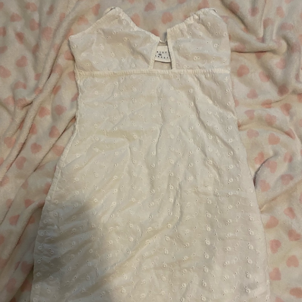 White minidress